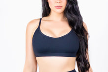 Load image into Gallery viewer, Emerald Dream Collection Criss Cross Sports Bra
