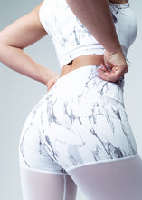 Load image into Gallery viewer, White Marble Mesh Elegance Pants
