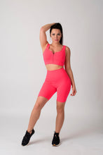 Load image into Gallery viewer, Neon Pink Biker Shorts
