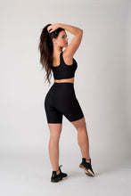 Load image into Gallery viewer, Black Zipper Crop Top
