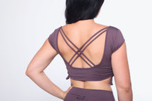 Load image into Gallery viewer, Plum Purpose Collection Crop Top
