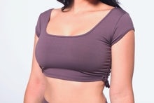 Load image into Gallery viewer, Plum Purpose Collection Crop Top
