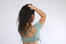 Load image into Gallery viewer, Mint Green Purpose Collection Crop Top
