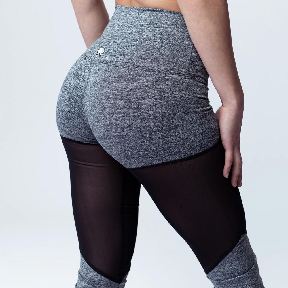 Grey Heathered Elegance Pants