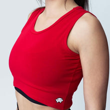 Load image into Gallery viewer, Expression Red Crop Top
