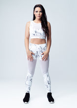 Load image into Gallery viewer, White Marble Elegance Mesh Top
