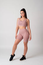 Load image into Gallery viewer, Blush Rose Biker Shorts
