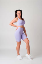 Load image into Gallery viewer, Lilac Zipper Crop Top
