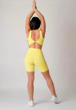 Load image into Gallery viewer, Neon Yellow Zipper Crop Top
