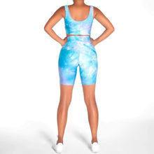 Load image into Gallery viewer, Tie Dye Summer Collection Zipper Crop Top *LIMITED EDITION*
