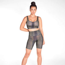 Load image into Gallery viewer, Snake Skin Summer Collection Zipper Crop Top *LIMITED EDITION*
